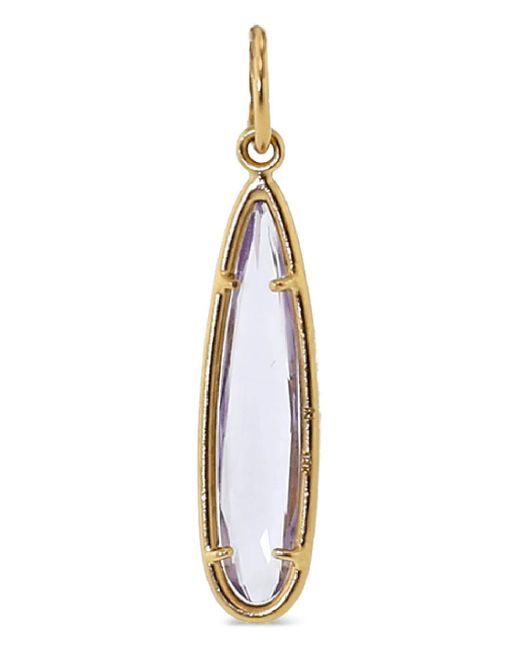 Irene Neuwirth Blue 18K Rose Amethyst Necklace