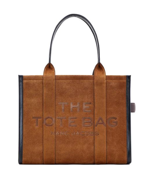 Marc Jacobs Brown The Suede Large Tote Bag
