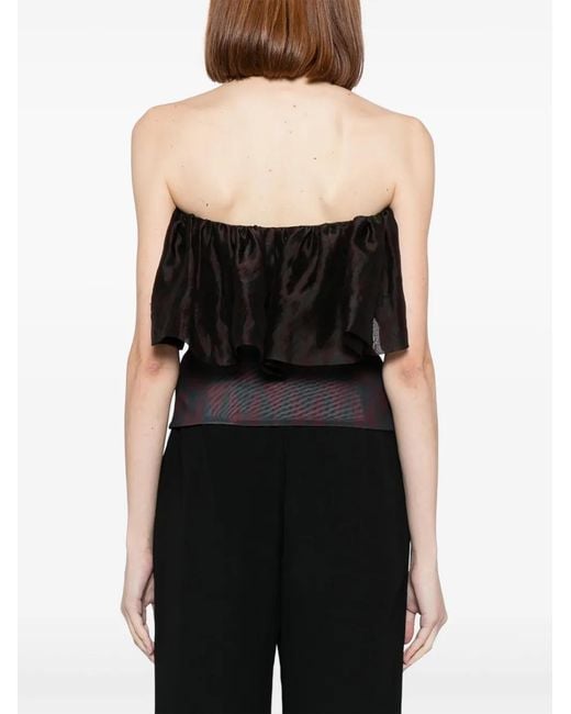 Cynthia Rowley Black Eugenia Top