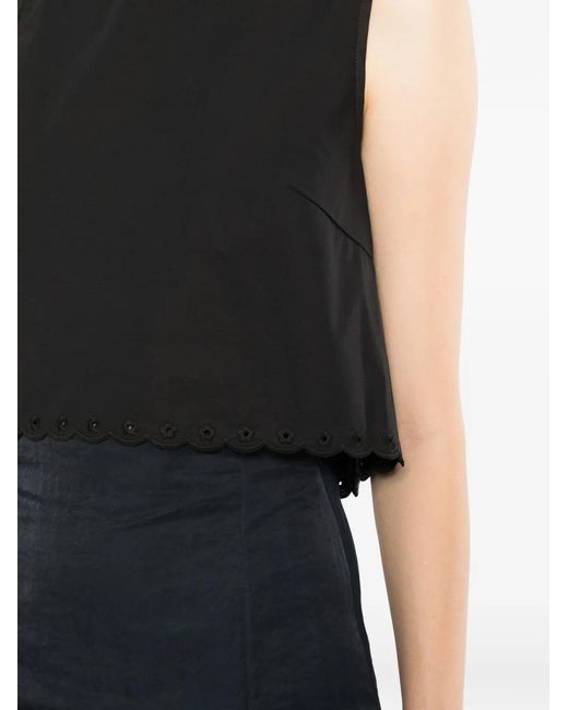 CECILIE BAHNSEN Black Deeba Top