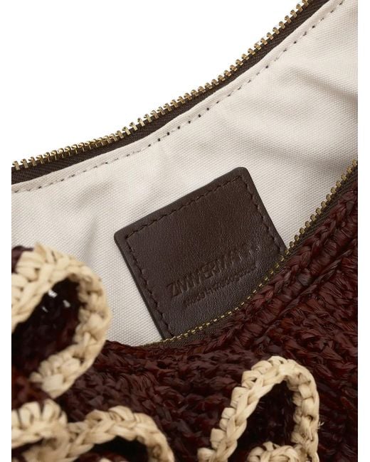 Zimmermann White Goldentime Ruffled Shoulder Bag