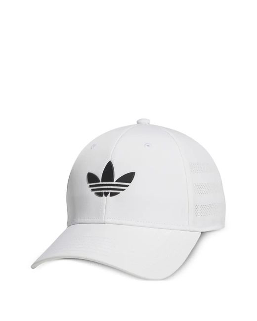 Adidas White Beacon Logo-Detail Baseball Cap for men