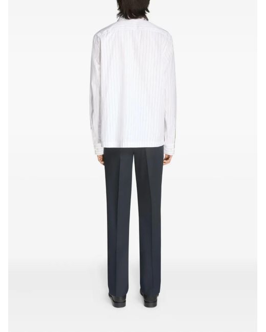 メンズ Dries Van Noten ストレートパンツ Blue