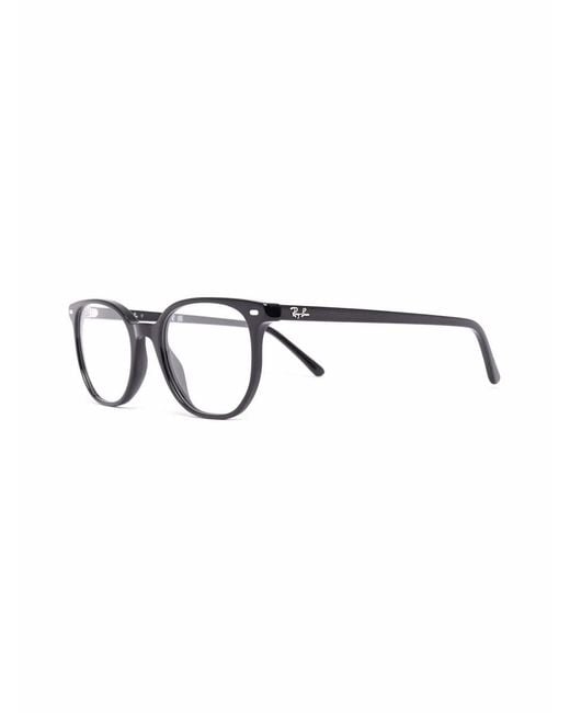 Ray-Ban Black Round-Frame Glasses