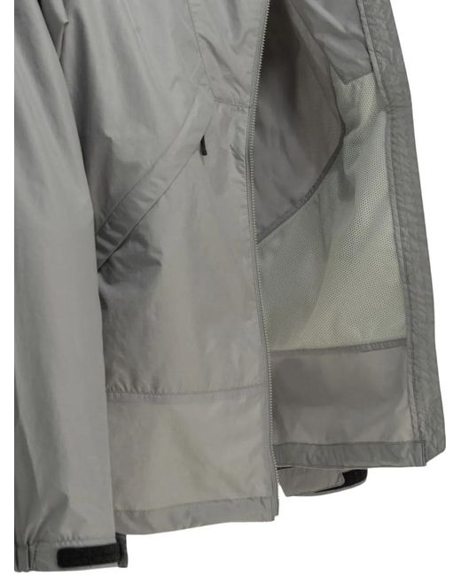 Goldwin Gray Hooded Zip-Up Jacket for men