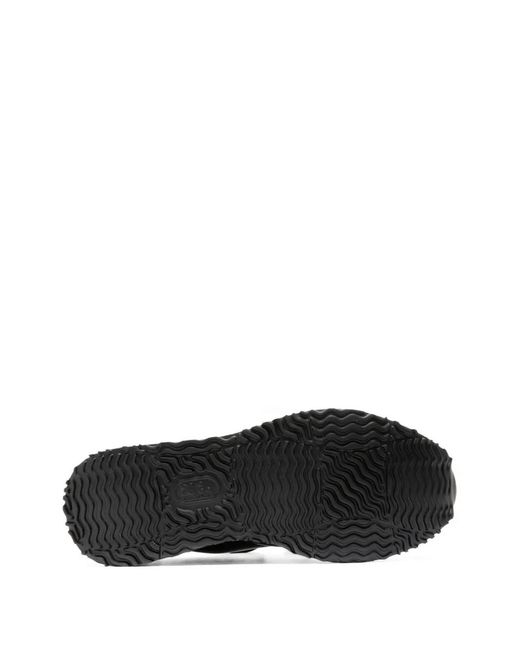 Officine Creative Black Solstice 101 Leather Sneakers