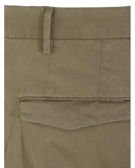 PT Torino Green Edge Pleated Trousers for men