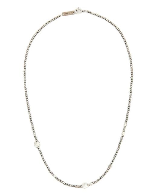 Isabel Marant White Gary Necklace for men