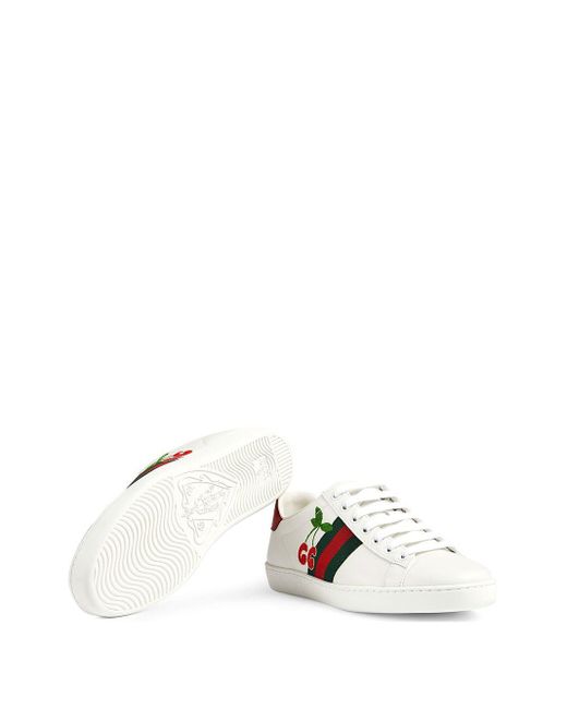cherry gucci sneakers