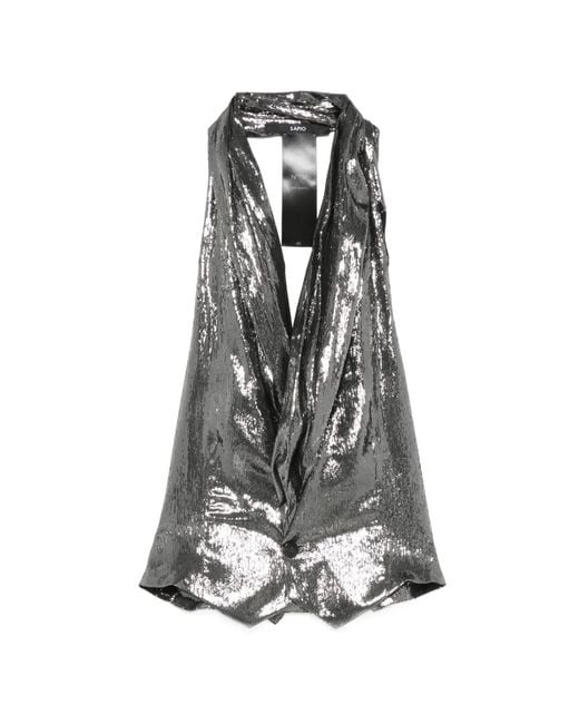 SAPIO Gray Nº 12F Halterneck Waistcoat