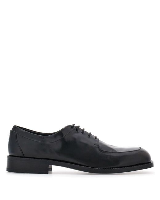 Ferragamo Derby-Schuhe mit eckiger Kappe in Black für Herren