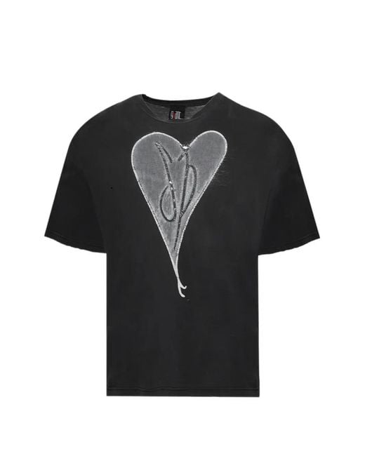 Earthling VIP Black Heart Graphic T-Shirt for men