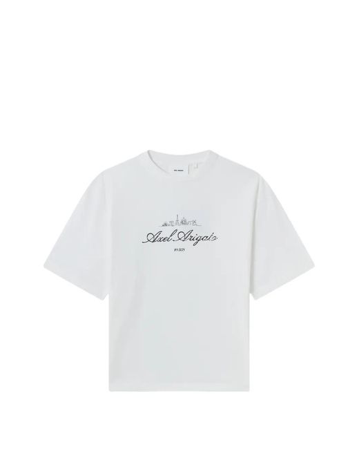 Axel Arigato White Graphic-Print T-Shirt for men