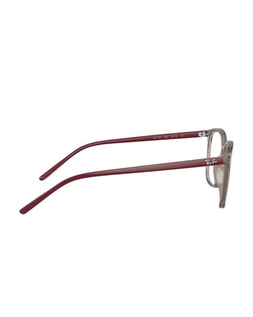 Ray-Ban Gray Square-Frame Glasses