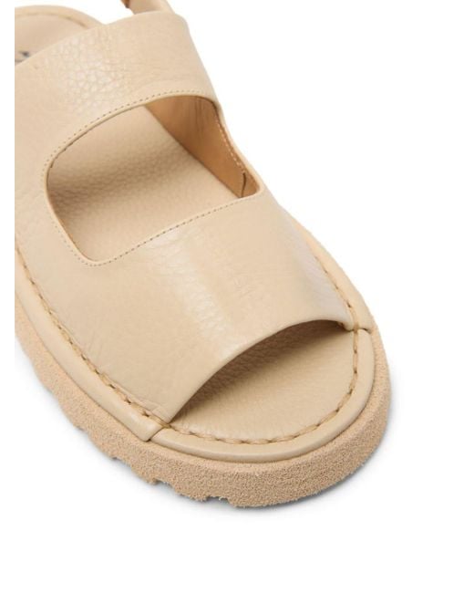 Marsèll Natural Sanpomice Leather Sandals