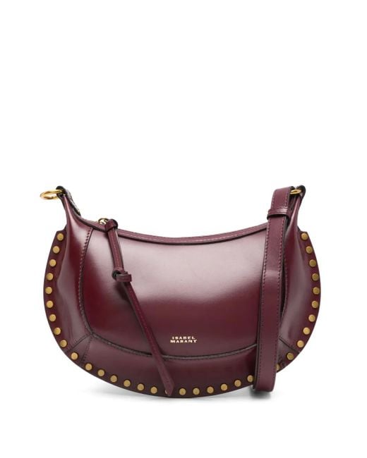 Borsa A Spalla Oskan Moon di Isabel Marant in Purple