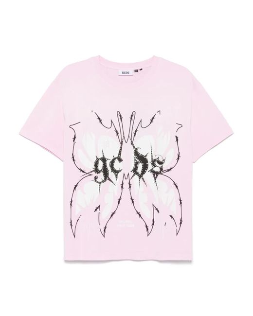 Gcds バタフライ Tシャツ Pink