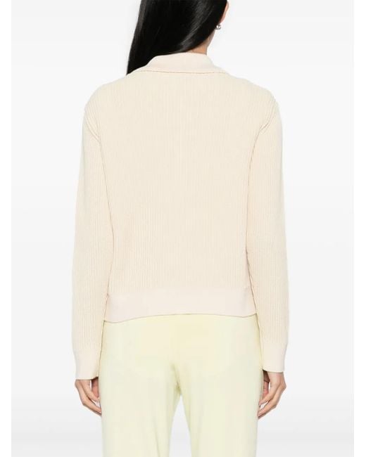 Maison Kitsuné ロゴパッチ カーディガン Natural