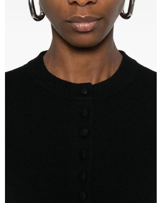 Lisa Yang Black Cardigan Wilona Boutonné