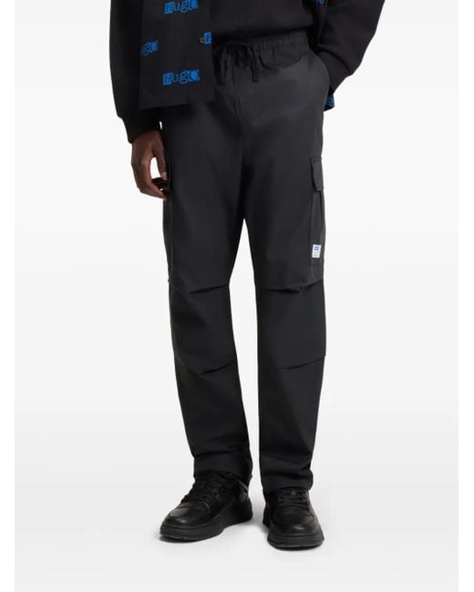 Pantalones cargo con cordones HUGO de hombre de color Blue
