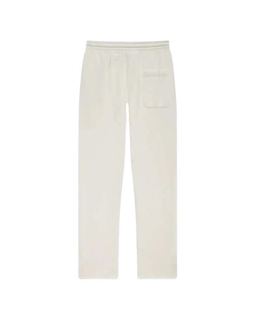 HELLSTAR White Gra+Hic-Print Track Pants for men