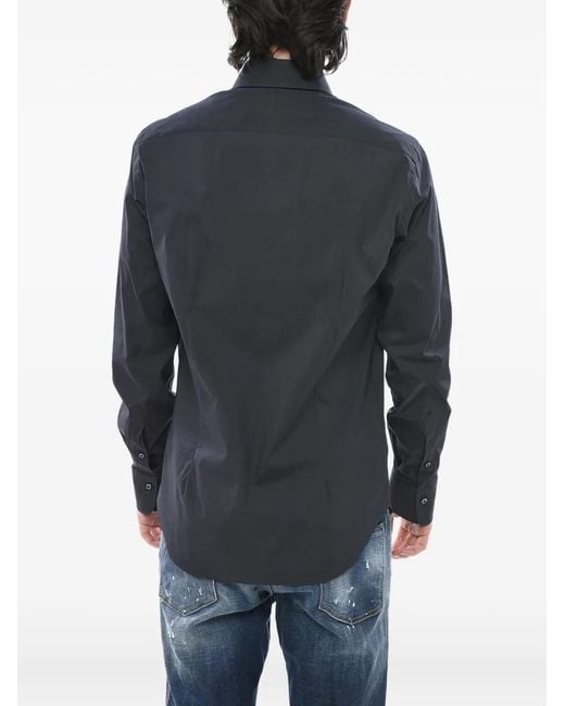 Alessandro Gherardi Gray French Collar Shirt for men