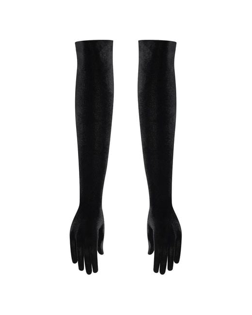 Maison Close Black X Scandale Rococo Opera Gloves
