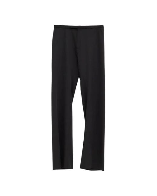 Gucci Black Straight-Leg Tailored Trousers for men