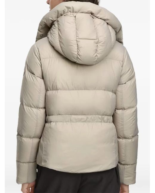 Canada Goose Natural Montgomery Drawstring-Waist Hooded Jacket