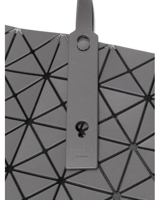 Issey Miyake Gray Sac Cabas Lucent À Empiècement Géométrique