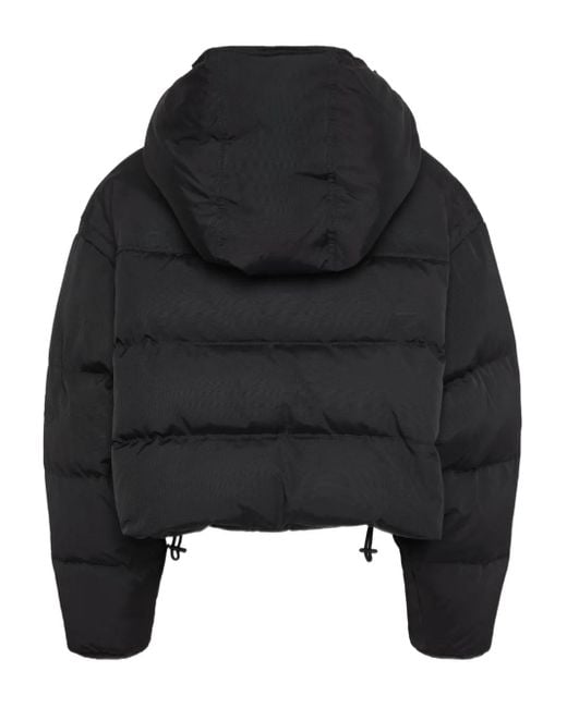 DSquared² Black Hooded Puffer Jacket