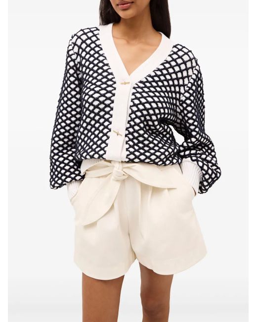 Marie Oliver White Emmit Shorts