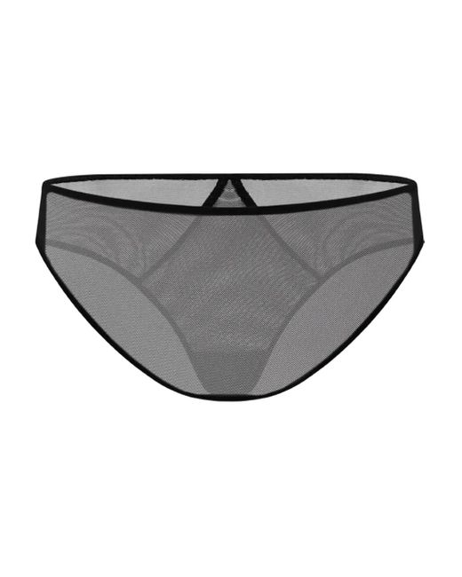 Zhilyova Black Asteria Mesh Briefs