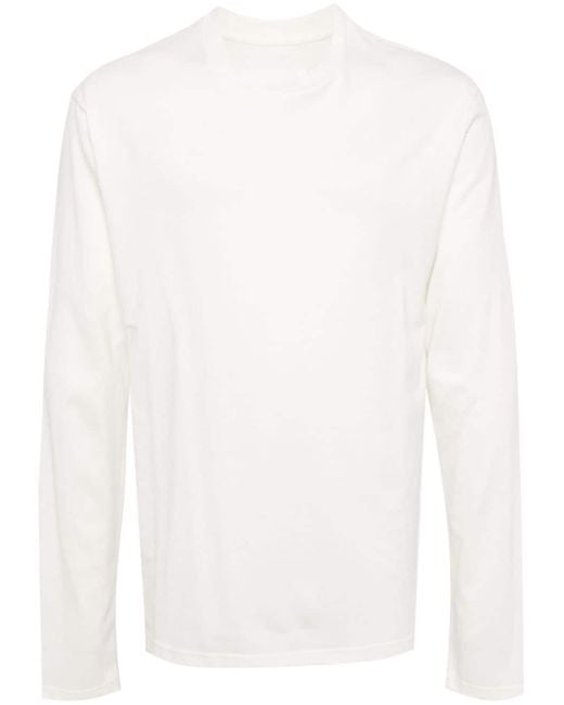 T-shirt con stampa di Jil Sander in White da Uomo