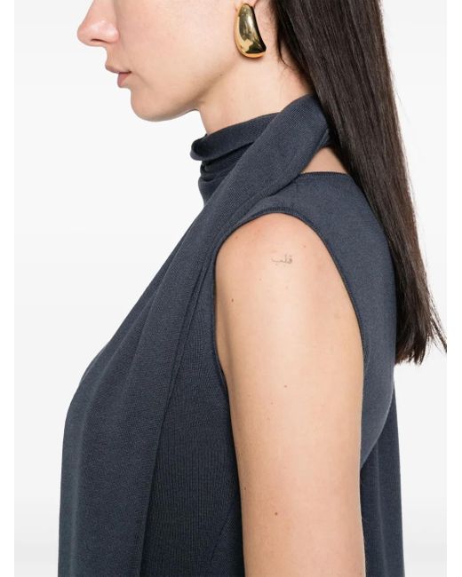 AYA MUSE Blue Solar Mini Dress