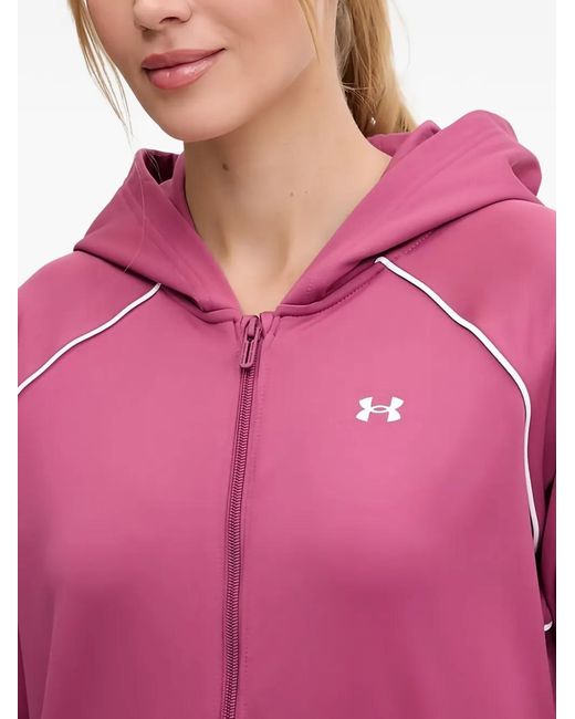 Under Armour Pink Logo-Print Tracksuit