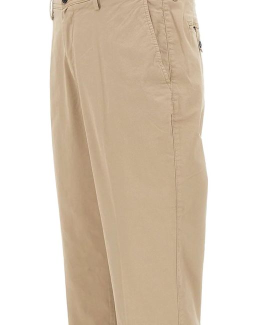 Peuterey Natural Formal Slim Fit Trousers for men