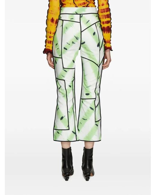 ASAI Green Patchwork Trousers