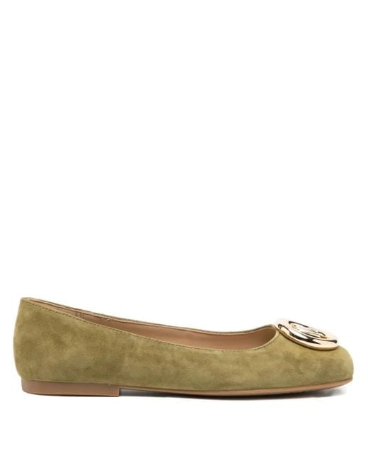 Michael Kors Green Milan Ballet Flats