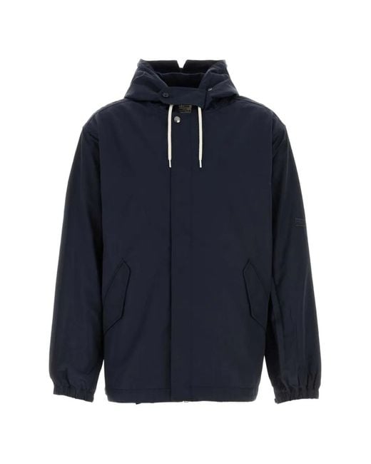 Nanamica Blue Hooded Jacket