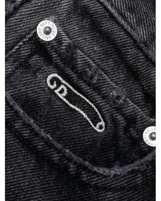 GALLERY DEPT. Black G Time La Flare Appliqué Wide-Leg Jeans
