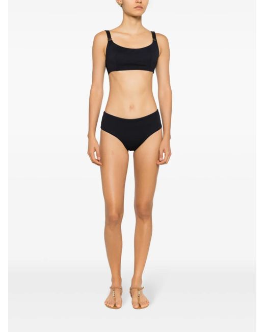 Lenny Niemeyer Black Diamond-Pattern Bikini Bottoms