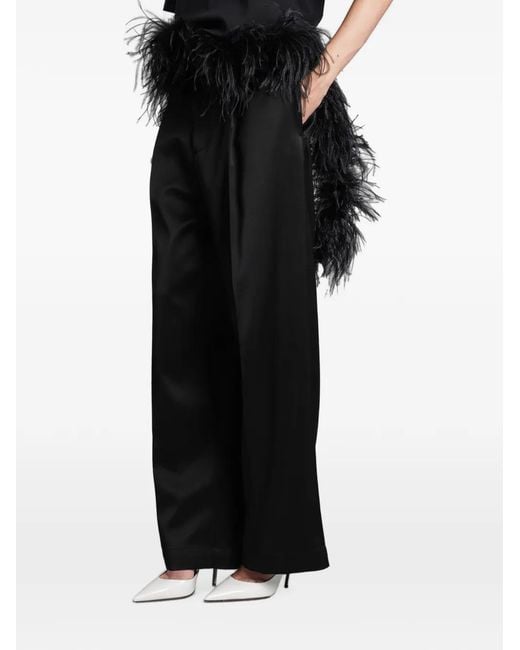 DARKPARK Black Danielle Pleated Trousers