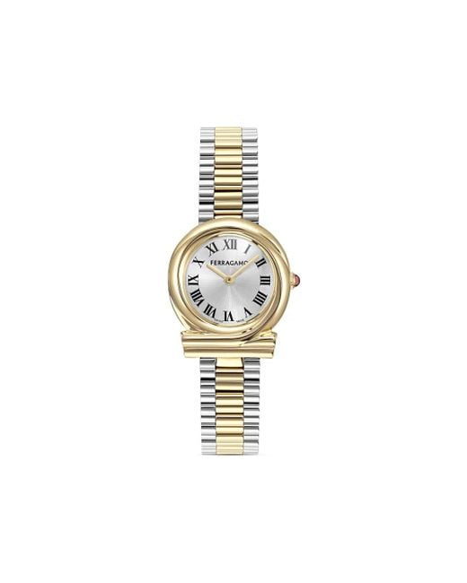 Orologio Gancini Twisted 28Mm di Ferragamo in Metallic