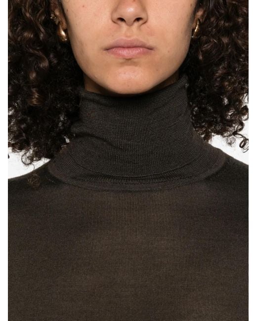 Pull À Col Roulé P.A.R.O.S.H. en coloris Black