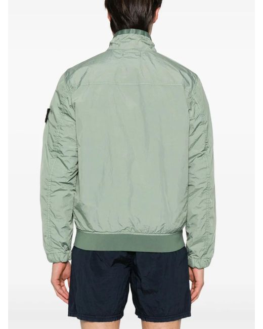 Stone Island Green Compass-Badge Jacket for men
