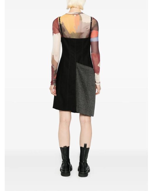 ANDERSSON BELL Black Patchwork Dress