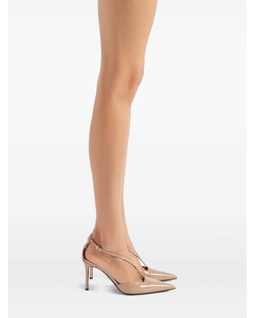 Giuseppe Zanotti Pink Leather Heeled Sandals