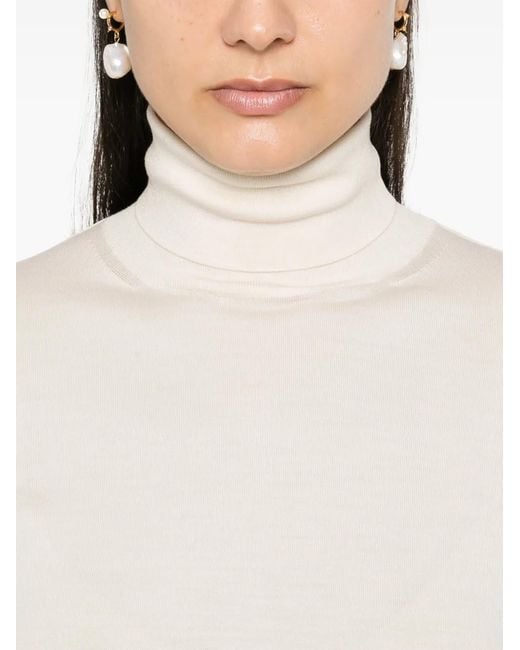 The Row White Heva Sweater