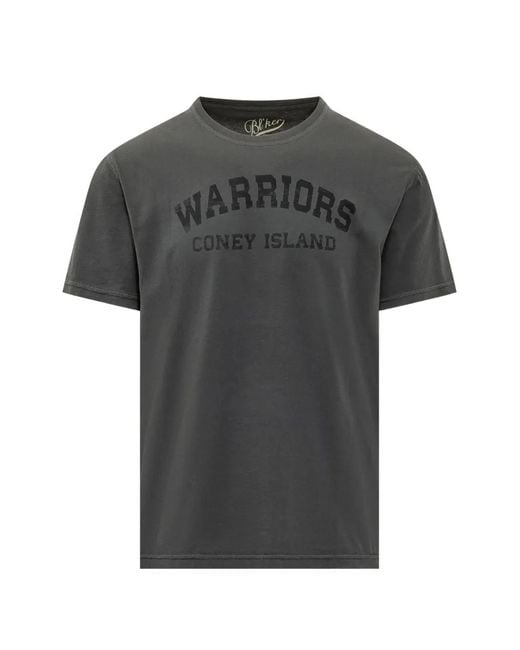 Bl'ker Black Logo-Print Crew-Neck T-Shirt for men